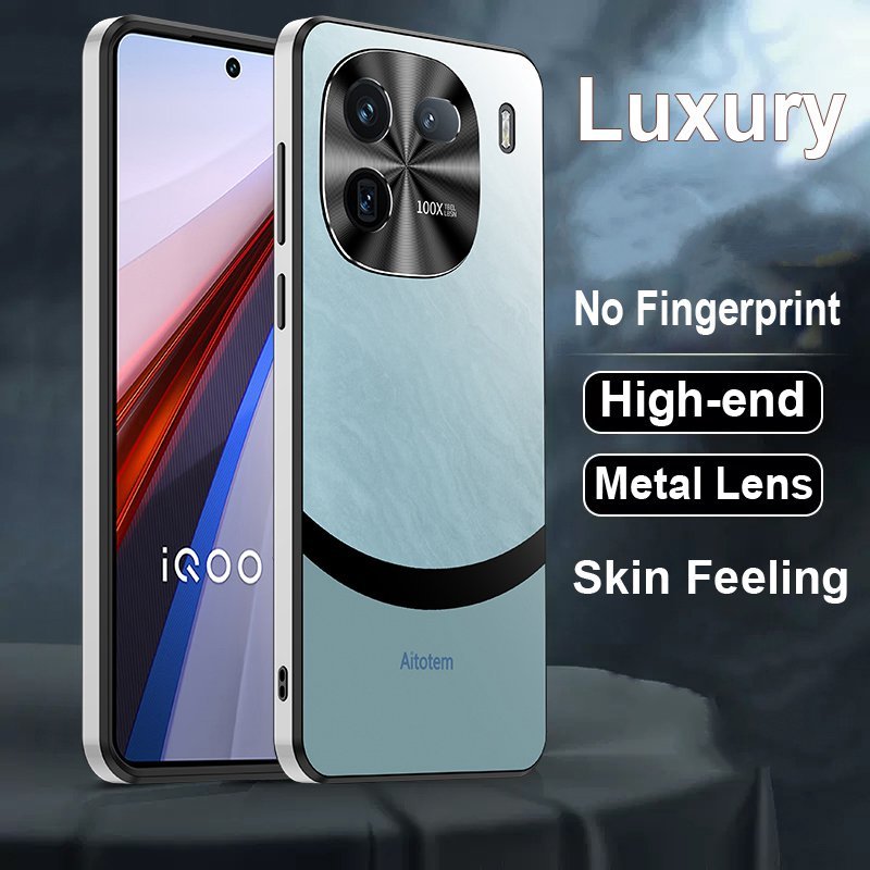 Dành Cho Vivo x100 x100s v30 v29 v27 s18 s16 s17 iQOO 12 Pro Ốp Lưng Thương Hiệu Cao Cấp Cảm Giác Da
