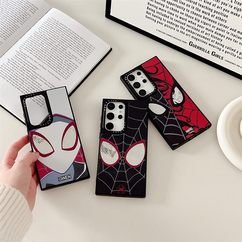 Ốp Điện Thoại Cứng Chống Sốc Tráng Gương Hình Spider Man Miles Morales Cho Samsung Galaxy S22 S23 Ultra S23 Plus