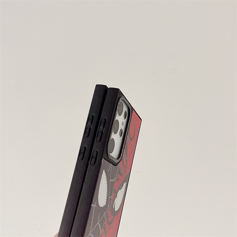 Ốp Điện Thoại Cứng Chống Sốc Tráng Gương Hình Spider Man Miles Morales Cho Samsung Galaxy S22 S23 Ultra S23 Plus