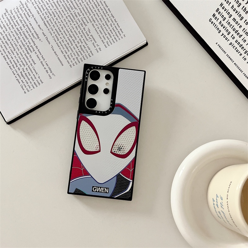 Ốp Điện Thoại Cứng Chống Sốc Tráng Gương Hình Spider Man Miles Morales Cho Samsung Galaxy S22 S23 Ultra S23 Plus