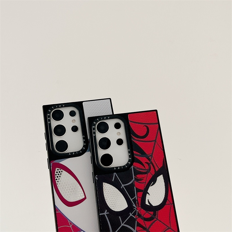 Ốp Điện Thoại Cứng Chống Sốc Tráng Gương Hình Spider Man Miles Morales Cho Samsung Galaxy S22 S23 Ultra S23 Plus