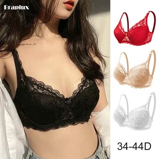 Braplux Size 40 38 Áo Ngực Ren Sexy Mỏng Có Gọng Bigsize Nâng Ngực Có Mút Bản To Bảng To Bra Đen Nữ Áo Ngực Đẹp Trắng Lưới Áo Ngực Gợi Cảm Màu Đỏ Màu Da Be Nude Cup C B D 34C 34D 34B 36