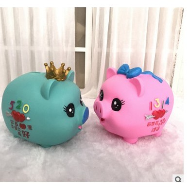 1 PC Hoạt Hình Con Heo Tiền Tiết Kiệm Hộp Ngân Hàng Quà Tặng Trẻ Em  BerryHome~