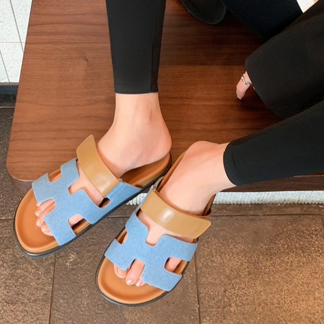 Prowow❤Dép Sandal Đế Dày Thời Trang Đi Biển Mùa Hè Cho Nữ