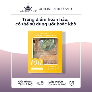 Bông mút Amortals 100 Trang Điểm Siêu Mềm Mịn Không Ăn Trứng Cố Định Lớp Trang Điểm Làm Đẹp Cho Bạn Nữ