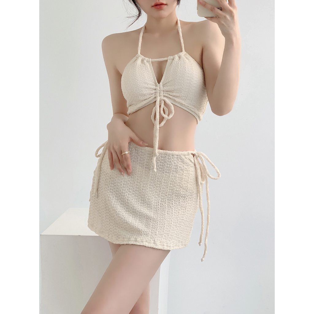 MTMM bikini 3 mảnh set bikini sexy Bộ váy ba mảnh đi tắm suối nước nóng bên bờ biển MMT55 | BigBuy360 - bigbuy360.vn