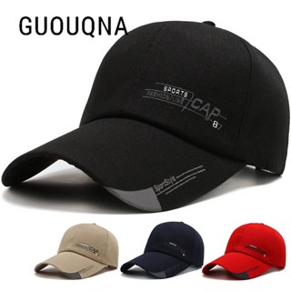 Guouqna Mũ Lưỡi Trai Có Thể Điều Chỉnh In Chữ Phong Cách Hip Hop Cho Nam Và Nữ