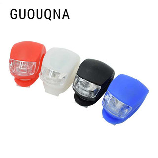  Đèn Pha LED Silicone Chống Thấm Nước Gắn Phía Trước Xe Đạp GUOUQNA 