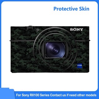 Chống Trầy Xước Decal Da Vinyl Bọc Phim Camera Bảo Vệ Miếng Dán Da Cho Sony RX100 II III IV V VA VI VII M1 M2 M3 M4 M5 M6 RX100M7