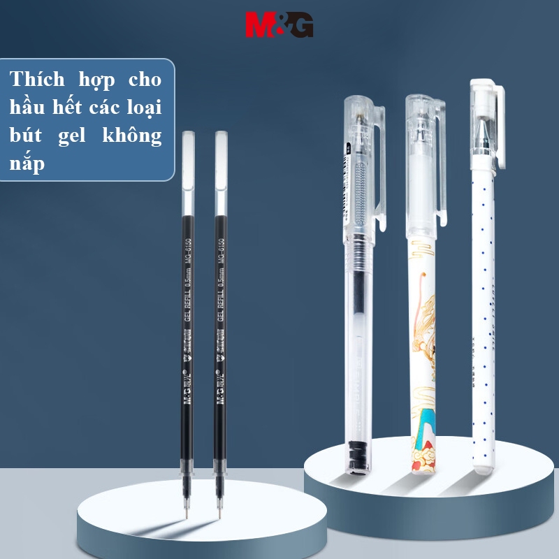 M&G  bút gel 0.5mm Bút  bi nước Bút Bi Mực Đen Văn Phòng Phẩm 1 Cái