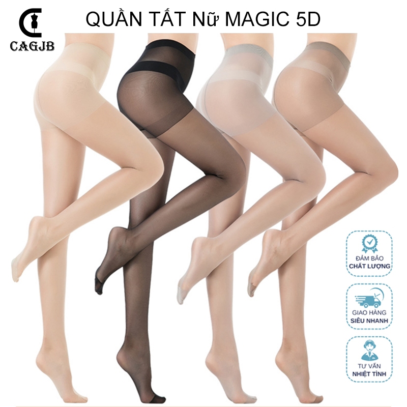 Quần tất Magic 5D Tàng Hình Cao Cấp Vớ Cơ Thể Mỏng Co Giãn Trong Suốt Gợi Cảm Nữ yomg