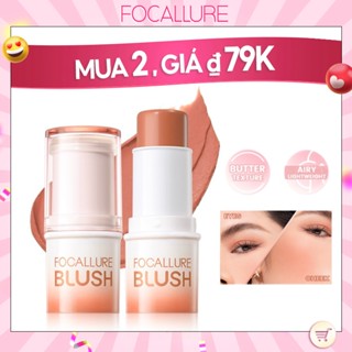 Focallure Phấn Má Hồng Dạng Thỏi 2 Trong 1 Sắc Tố Cao Không Thấm Nước Và Mồ Hôi Lâu Trôi