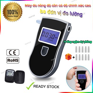 Máy đo nồng độ cồn bia rượu Máy thổi nồng độ cồn trong hơi thở cho Alcohol tester breathalyzerAT-818 (Tặng 10 Đầu Thổi)