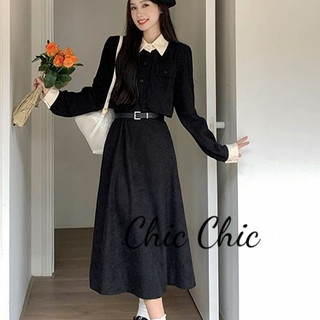 Chic Chic váy nữ Đầm Body Cho thời váy INS Casual Cổ điển Popular WLQ24107QT 2Z240109