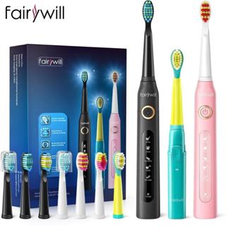 Bàn chải đánh răng điện Fairywill 2001 với 2 đầu bàn chải thay thế thoải mái an toàn cho trẻ em