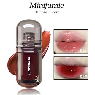 【Hàng mới về】Son Bóng HERORANGE Chống Thấm Nước Lâu Trôi Dưỡng Ẩm Màu Sắc Thời Trang 6