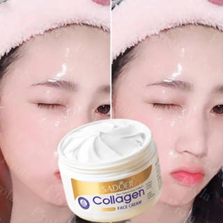 ⭐CHÍNH HÃNG⭐ Kem Dưỡng Trắng Da Cấp Ẩm Collagen Sadoer Whitening Cream Kem dưỡng ẩm tối ưu Giúp Da Mặt Mịn Màng Se Khít Lỗ Chân Lông Giữ Ẩm Và Tái Tạo Da Mặt Tươi Trẻ Đầy Sức Sống,Dưỡng ẩm và giữ ẩm cứu làn da khô lớn