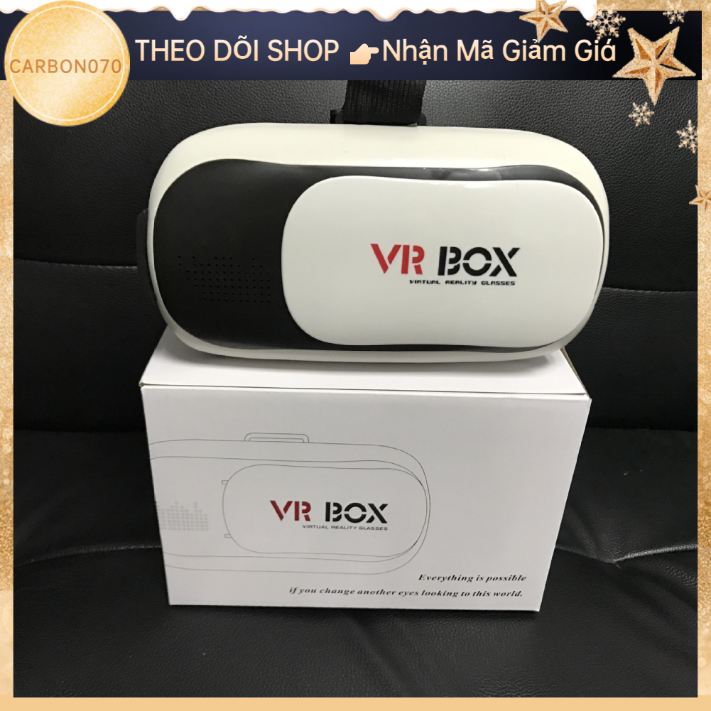 Kính Thực Tế Ảo Xem Phim 3D VR Box Phiên Bản 2.0 đa năng cho rạp chiếu phim chơi game【Carbon070】