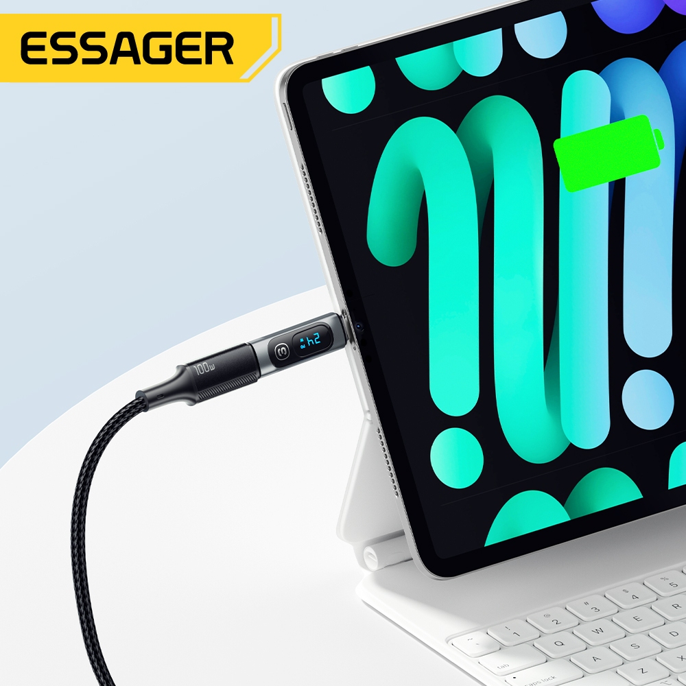 Bộ Chuyển Đổi Màn Hình Kỹ Thuật Số Essager 240W Type C Sang Type C