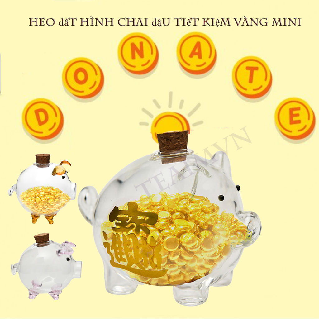 Bình đựng hạt đậu vàng mini bằng thủy tinh borosilicate cao cấp, bình đựng hạt đậu vàng, bình đựng ư