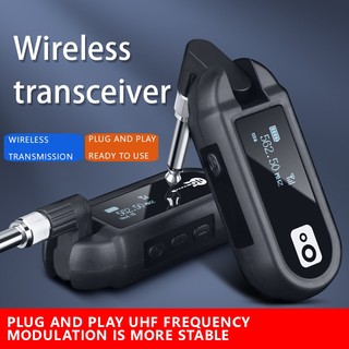 Thiết Bị Truyền Nhận Tín Hiệu Đàn Guitar Điện Không Dây UHF Có Màn Hình LED