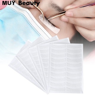 100 / 200 chiếc ghép lông mi dưới lông mi miếng dán cách ly giấy tự dính miếng lót mắt dụng cụ trang điểm