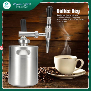 Nitơ cà phê kim loại xô ấm siêu tốc 3.6l 2l nitơ cà phê máy nước giải khát nitơ trà