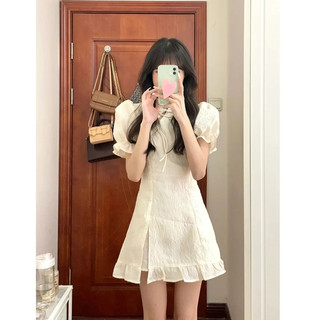 Đầm Sườn Xám Ngắn Dáng Chữ a Trễ Vai Ôm Eo Thời Trang Cao Cấp 12.12 Cho Nữ