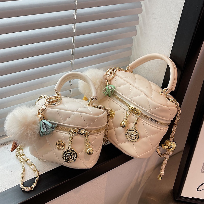 IELGY Túi Đeo Chéo Dây Xích Hình Thoi Nhỏ Đơn Giản Thời Trang Mùa Hè Dành Cho Bạn Nữ