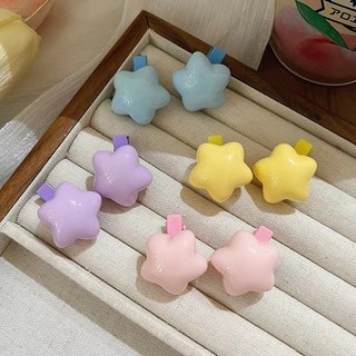 🔆kẹp tóc nhỏ hình ngôi sao màu kẹo ngọt dễ thương cho nữ（yimi.vn）