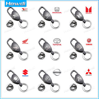 Móc khóa hợp kim sáng tạo mới với logo cho ô tô và xe máy