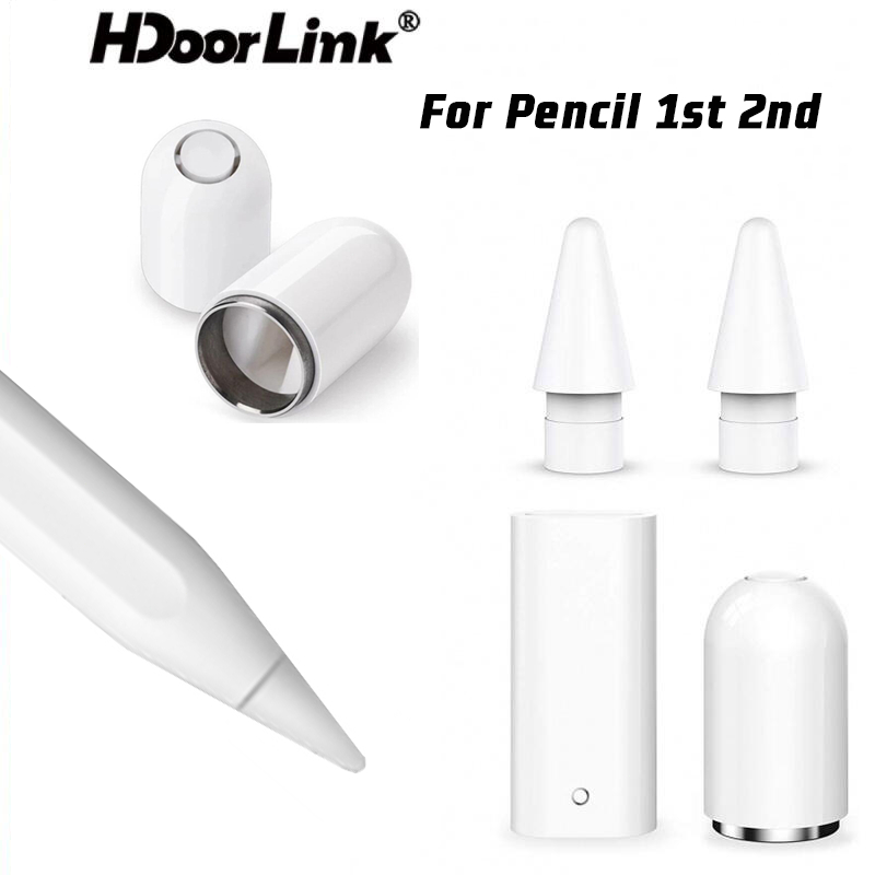 Hdoorlink Nắp Nam Châm Thay Thế Cho Bút Cảm Ứng Apple pencil Thế Hệ 1 2