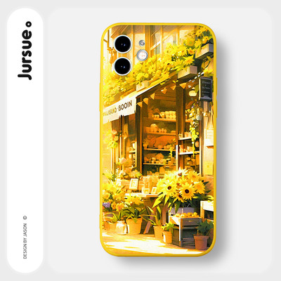 Ốp lưng JURSUE mềm hình dễ thương đẹp độc lạ Cho iPhone 15 14 13 12 11 Pro Max SE 2020 X XR XS 8 7 ip 6S 6 Plus Y4555Q