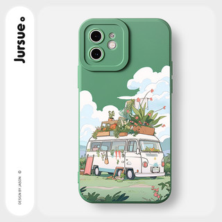 Ốp lưng JURSUE mềm hình dễ thương đẹp độc lạ Cho iPhone 17 16 15 14 13 12 11 Pro Max SE 2020 X XR XS ip 8 7 Plus Y4554