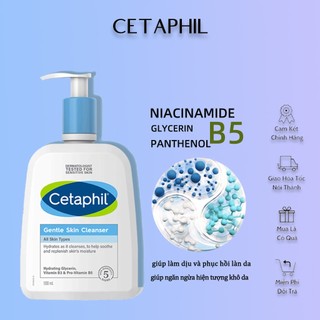 Cetaphil sữa rửa mặt dịu lành cho da nhạy cảm cetaphil gentle skin cleanser 500ml