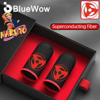 Blueow Bộ Nút Điều Khiển Chơi game PUBG Cảm Ứng Thông Hơi Chống Mồ Hôi Hình Naruto Cho Điện Thoại