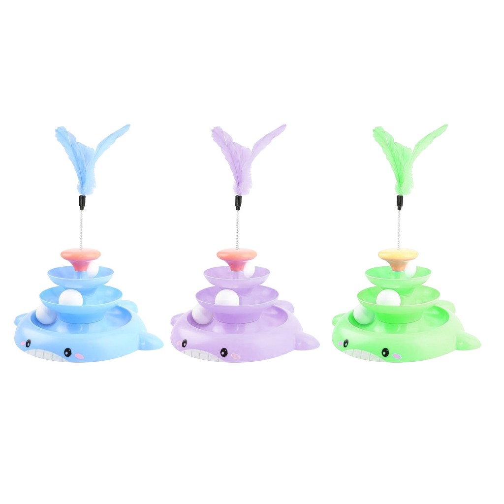 Đồ chơi cho mèo Mèo Bàn xoay Đồ chơi Bóng mèo Vui Stick Cat Relief Tự động Mèo Đồ chơi vui nhộn