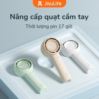 Quạt Cầm Tay Mini JISULIFE - 5 Tốc Độ - Pin 2000/4500mAh Sử Dụng Lên Đến 6H-15H Chính Hãng