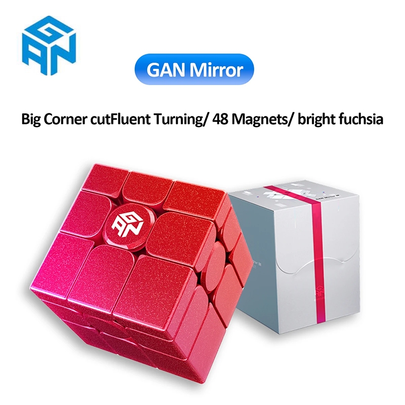 Gan Mirror M UV Rubik Cube 3x3x3 Magic Speed Magic Cube từ đúc chuyên nghiệp Khối Rubik tráng men Gan 3x3 Souptoys Rubik Cube Magic Puzzle