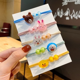 Dây Cột Tóc Nhựa resin In Hình Trái Cây Dễ Thương Phong Cách Hàn Quốc 2024 Cho Bé Gái