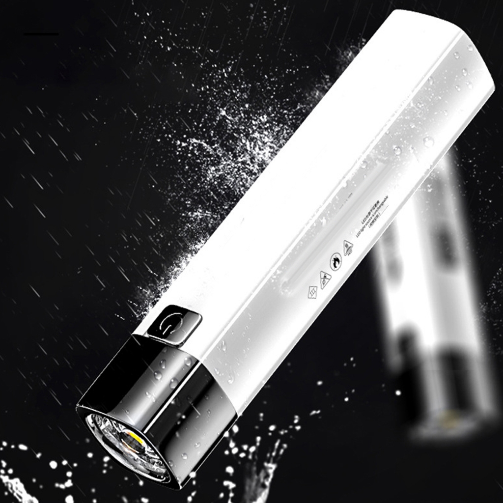 Đèn pin siêu sáng có thể sạc lại điện mini USB chức năng dự phòng cho cuộc phiêu lưu ngoài trời  Atlases~