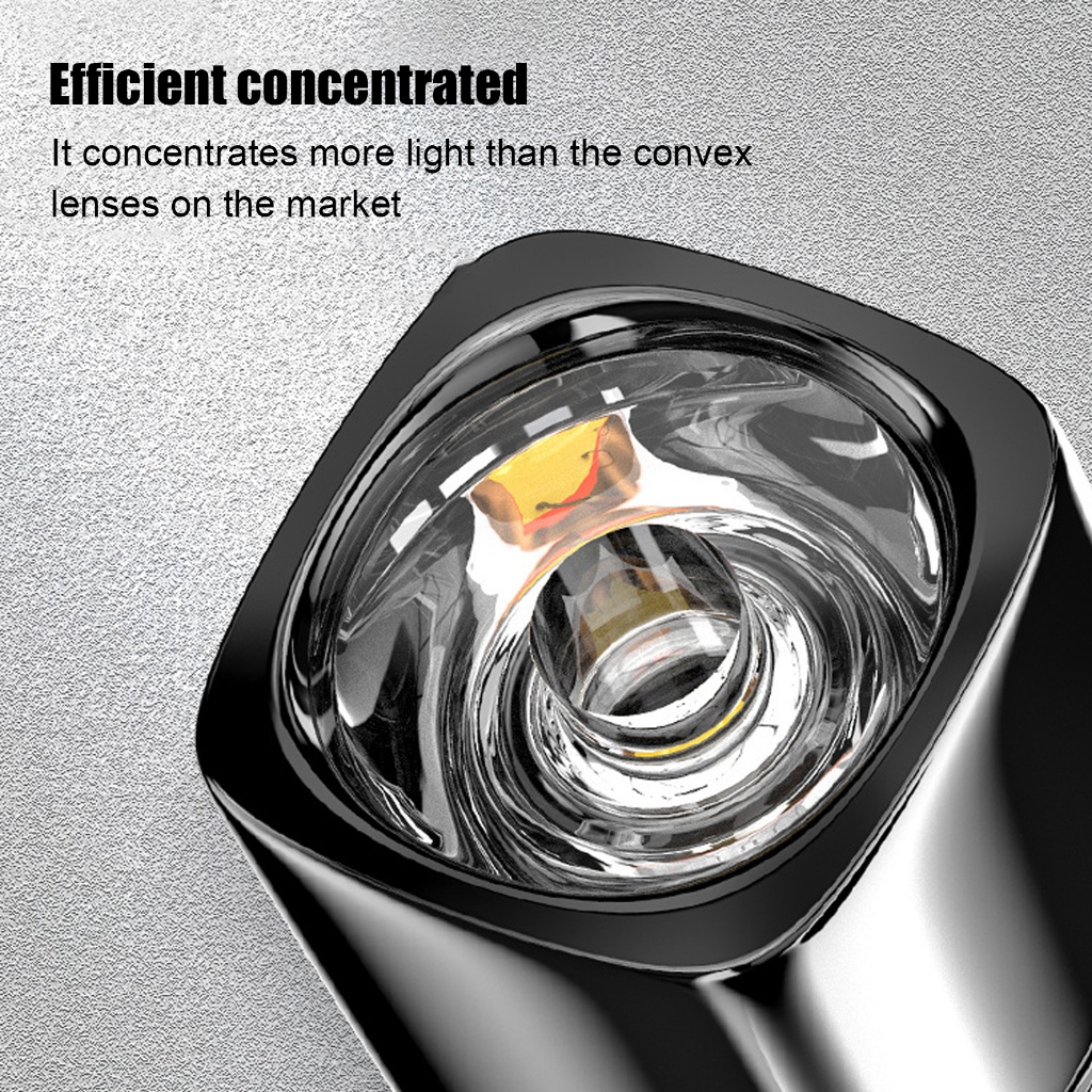 Đèn pin siêu sáng có thể sạc lại điện mini USB chức năng dự phòng cho cuộc phiêu lưu ngoài trời  Atlases~