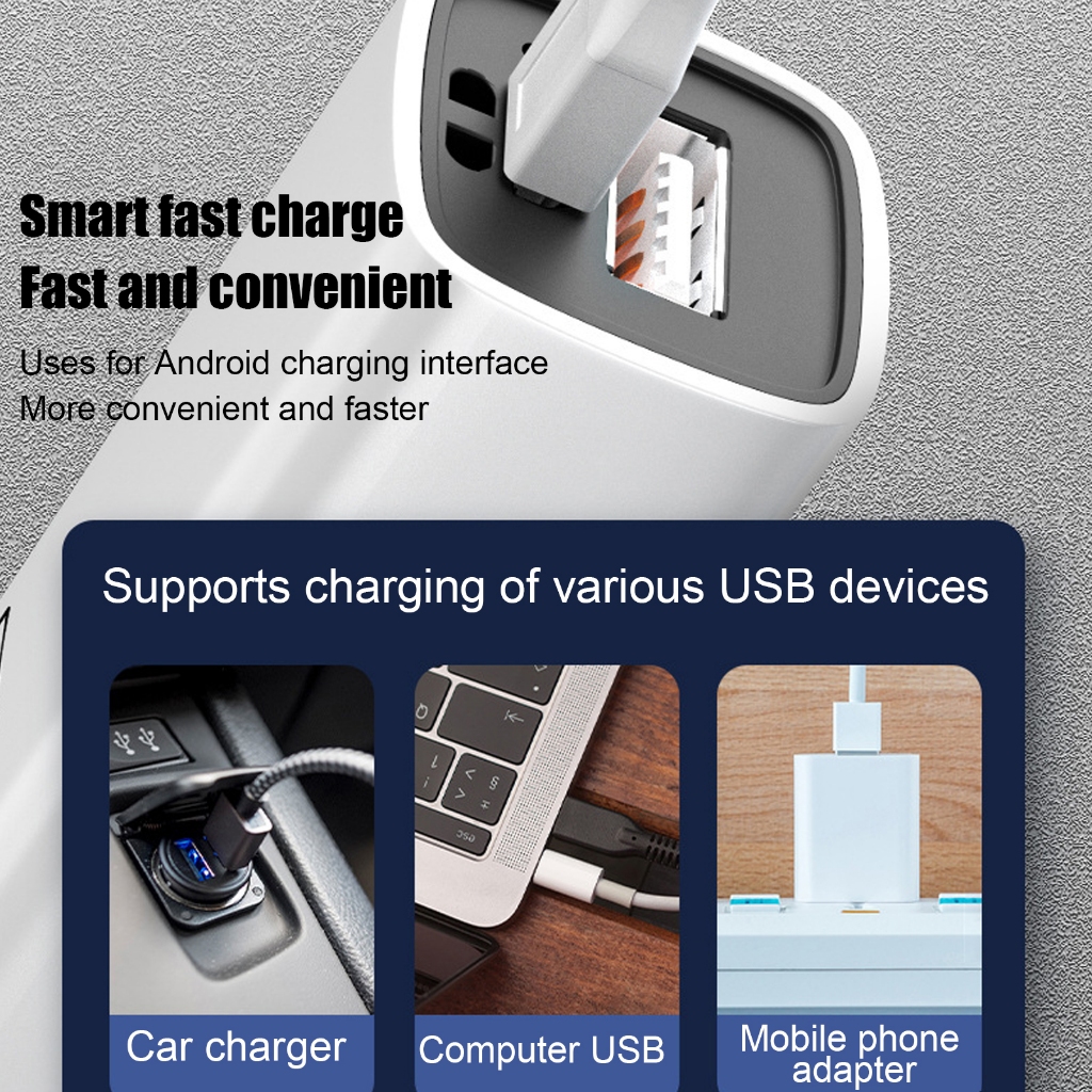 Đèn pin siêu sáng có thể sạc lại điện mini USB chức năng dự phòng cho cuộc phiêu lưu ngoài trời  Atlases~