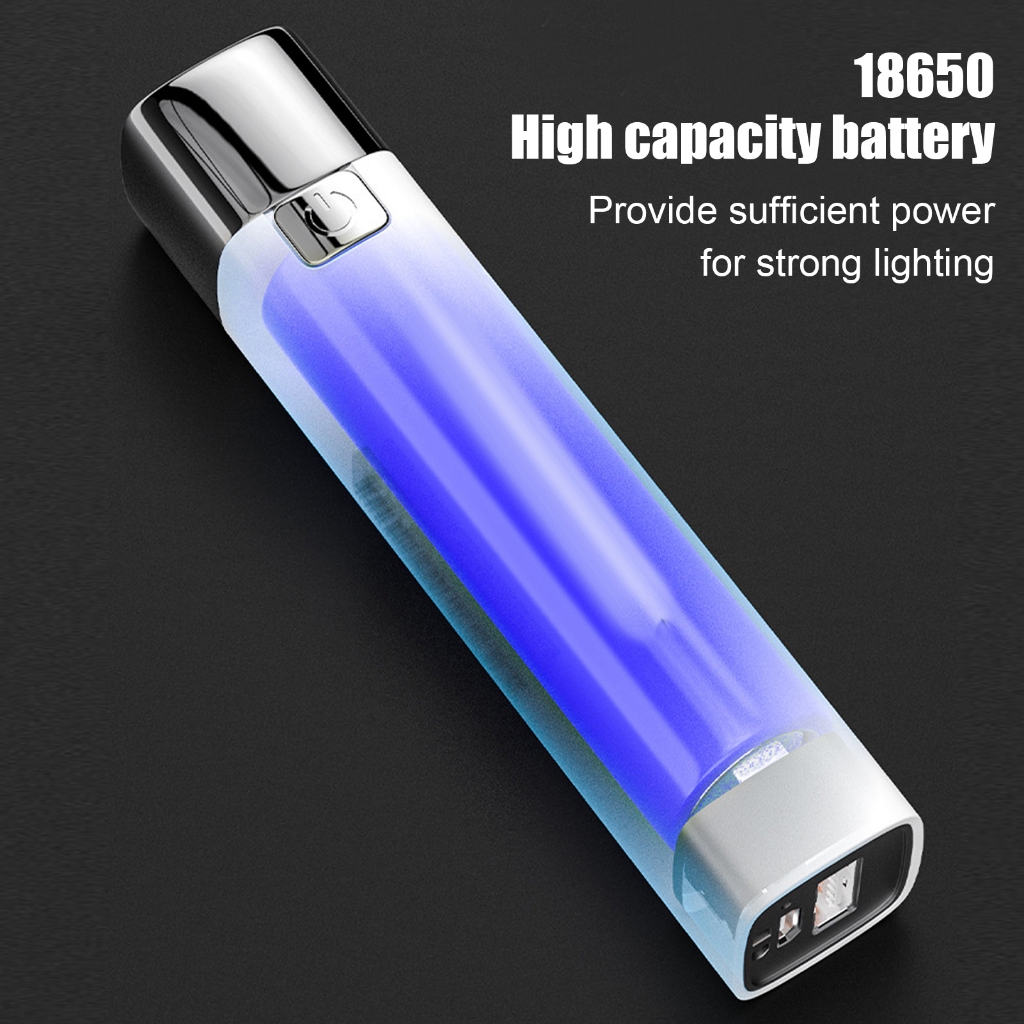 Đèn pin siêu sáng có thể sạc lại điện mini USB chức năng dự phòng cho cuộc phiêu lưu ngoài trời  Atlases~