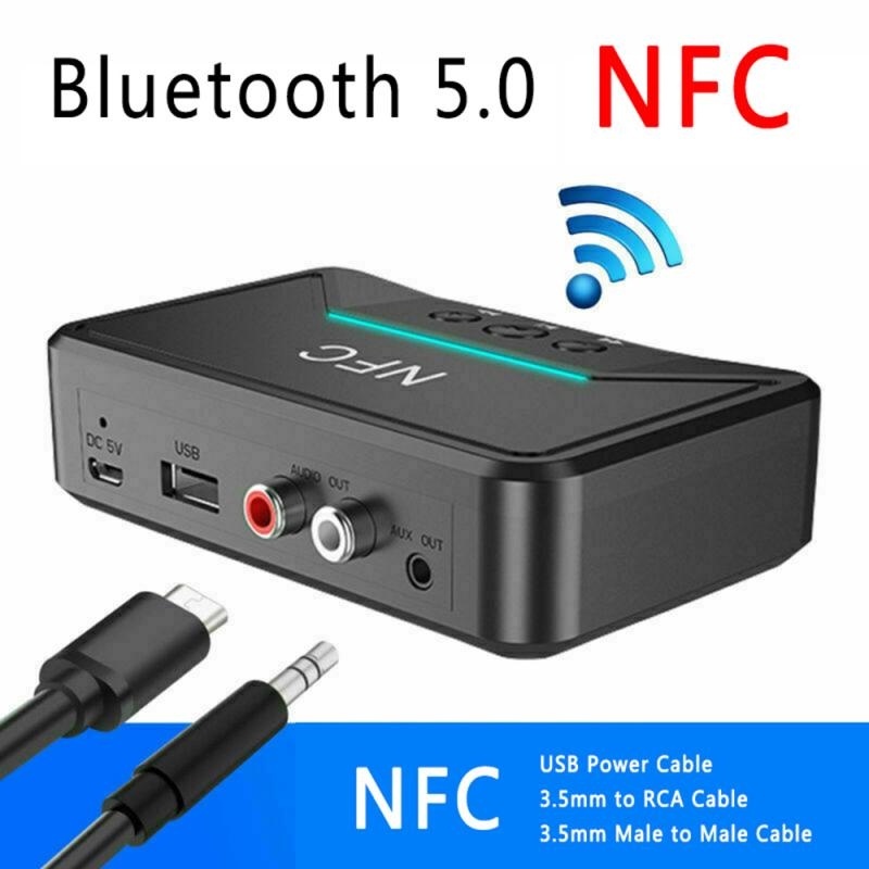 Thiết Bị NhậN TruyềN Âm Thanh Bluetooth 5.0 TR22 3.5mm AUX RCA USB Cho TV / PC