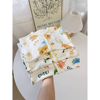 Áo liền quần cotton Comfor Bodysuit dài tay cao cấp Hàng Quảng Châu body liền thân cho bé trai bé gái