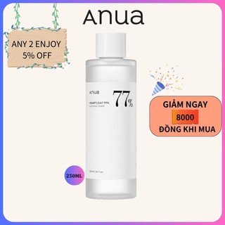 Dưỡng da Anua Heartleaf 77% Soothing Toner nước hoa hồng giảm mụn- Toner Anua diếp cá làm dịu