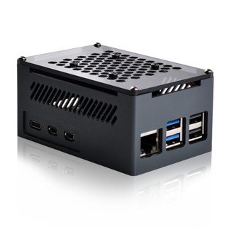 Quạt tản nhiệt điều chỉnh tốc độ bằng nhôm cho raspberry pi 5 pi 52pi 5 tốc độ pwm