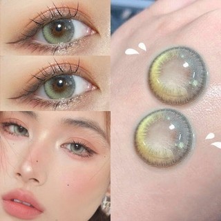 1 Cặp Kính Áp Tròng Màu Nâu 14.5mm 0.00 Độ Dùng Để Hóa Trang