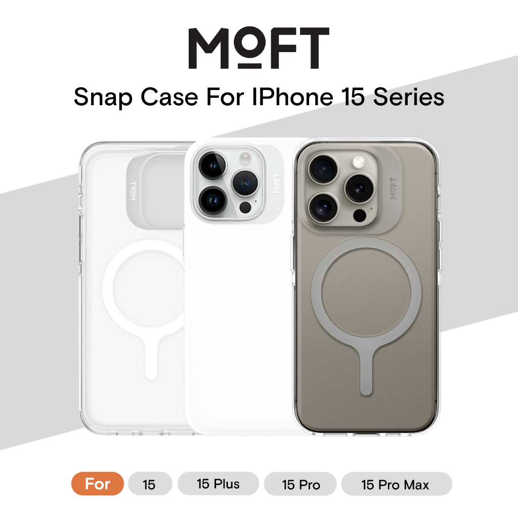 MOFT Snap Phone Case Ốp điện thoại MOFT bảo vệ toàn diện thích hợp cho iphone 15 pro plus promax